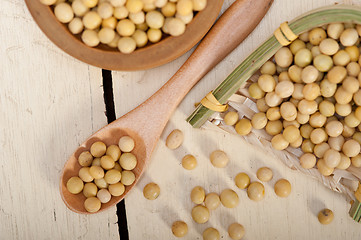 Image showing organic soya beans 