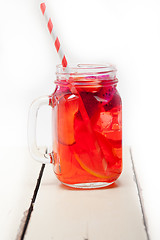 Image showing fresh fruit punch drink