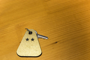 Image showing Two Stars Hotel Room Key