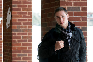 Image showing College Student on Campus