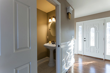 Image showing Home Bathroom Entryway Interior