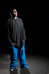 Image showing Guy Wearing Baggy Clothes