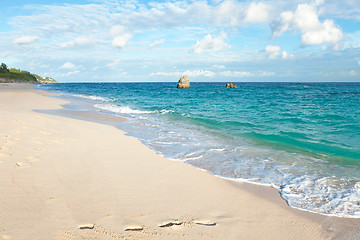 Image showing Warwick Long Bay Beach Bermuda