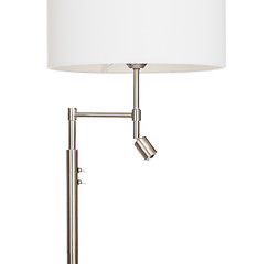 Image showing White floor lamp, isolated