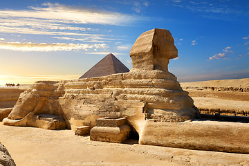 Image showing Famous egyptian sphinx