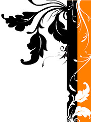 Image showing Vector Floral Silhouette Design