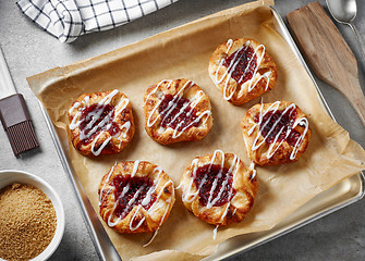 Image showing freshly baked sweet buns