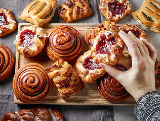 Image showing freshly baked sweet buns