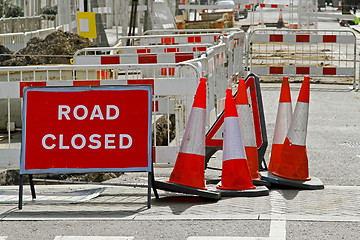 Image showing Road Works