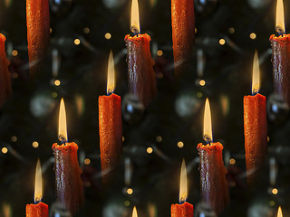 Image showing Candles as seamless background