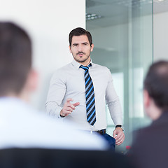 Image showing Business team office meeting.