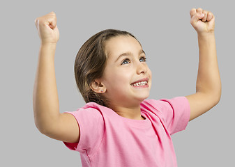 Image showing Happy little girl