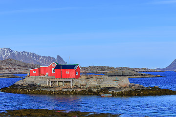 Image showing islander w/ private jetty