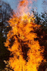 Image showing big walpurgis night fire