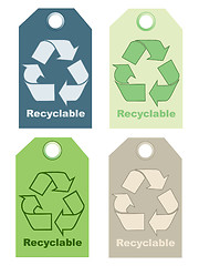 Image showing Recycle signs