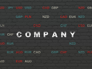 Image showing Business concept: Company on wall background