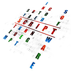 Image showing Software concept: Script in Crossword Puzzle