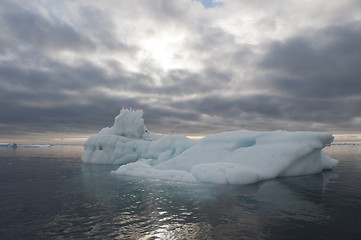 Image showing Icebergs in Antarctica