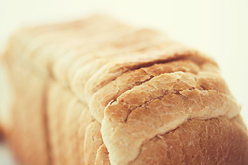 Image showing close up of white toast bread