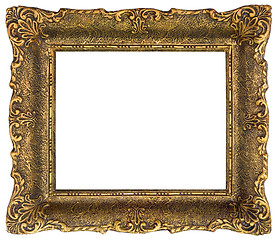 Image showing Golden Picture Frame Cutout