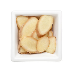 Image showing Sliced ginger