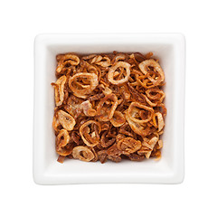 Image showing Fried sliced shallots