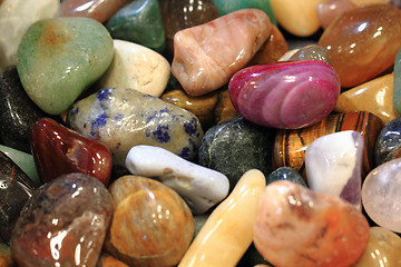 Image showing natural color gems background 