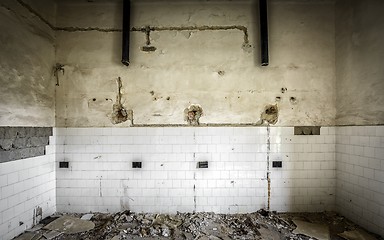 Image showing Abandoned building interior