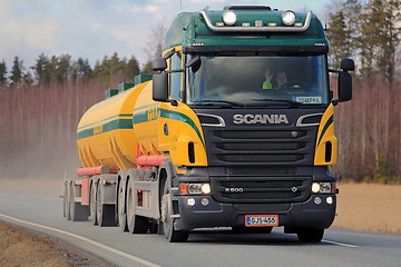 Image showing Scania V8 Tank Truck Trucking 