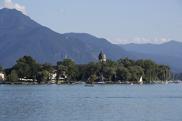 Image showing Isle of Frauenchiemsee in Bavaria, summertime