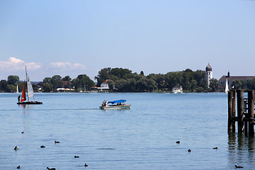 Image showing Isle of Frauenchiemsee in Bavaria, Germany