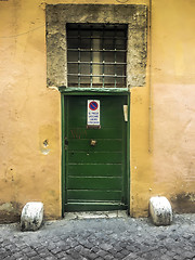 Image showing Vintage doorway