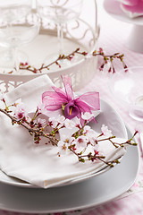 Image showing Fine place setting