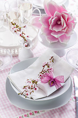 Image showing Fine place setting