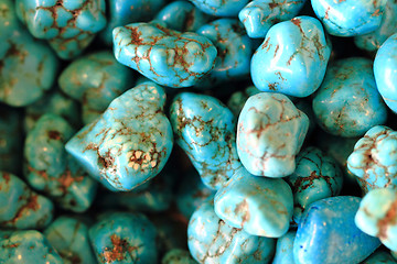 Image showing turquoise mineralbackgroun