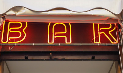 Image showing Red bar sign