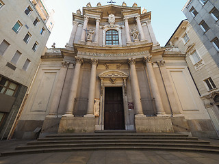 Image showing Santa Teresa church in Turin