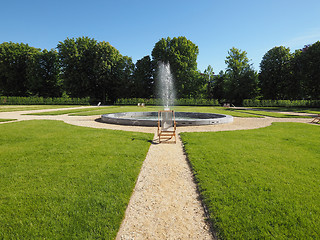 Image showing Royal garden in Turin