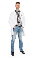 Image showing Male doctor, concept of healthcare and medicine