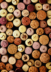 Image showing Wine Corks Background