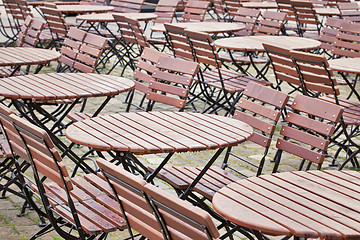 Image showing Tables and chairs