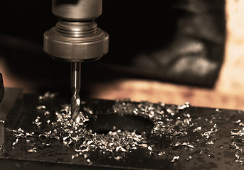 Image showing CNC drilling