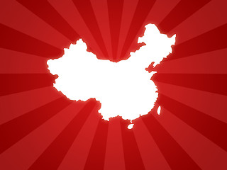 Image showing China map