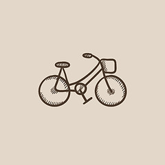 Image showing Bicycle sketch icon.