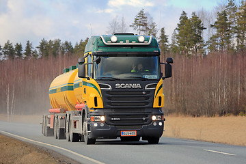 Image showing Scania Tank Truck Trucking 