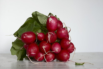 Image showing bunch of fresh radish