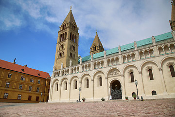 Image showing Basilica of St. Peter & St. Paul, Pecs Cathedral in Hungary