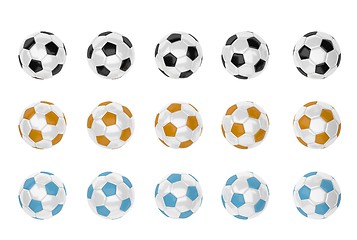 Image showing soccer ball with different color