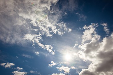 Image showing Sky with clouds