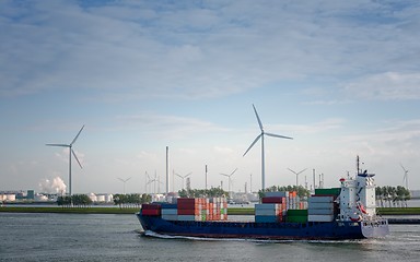 Image showing Large cargo ship